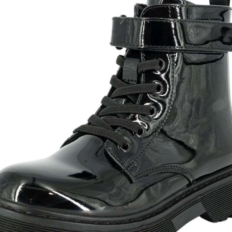 BOTIN DANICA NEGRO CHAROL BAMBOO - 4
