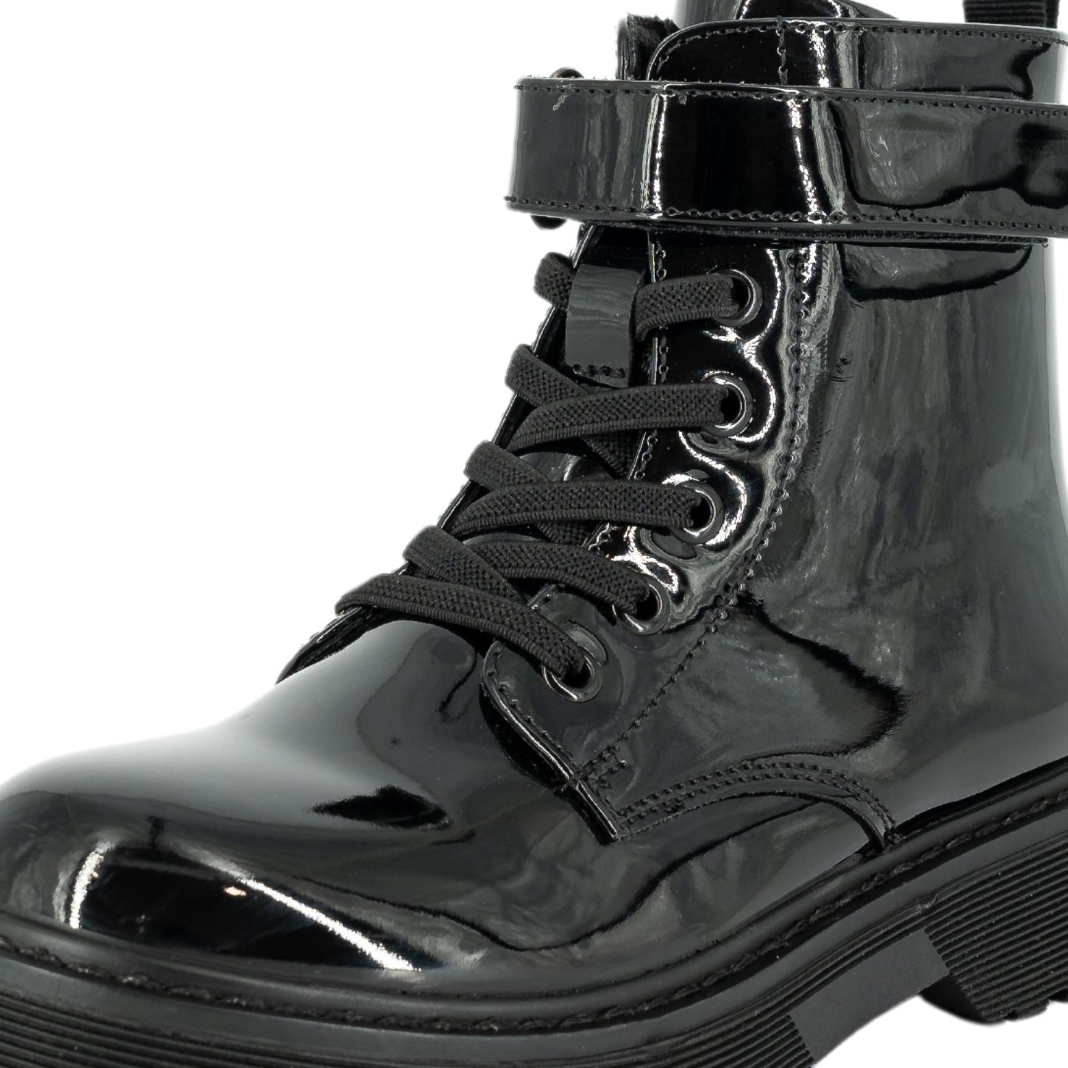 BOTIN DANICA NEGRO CHAROL BAMBOO - 4