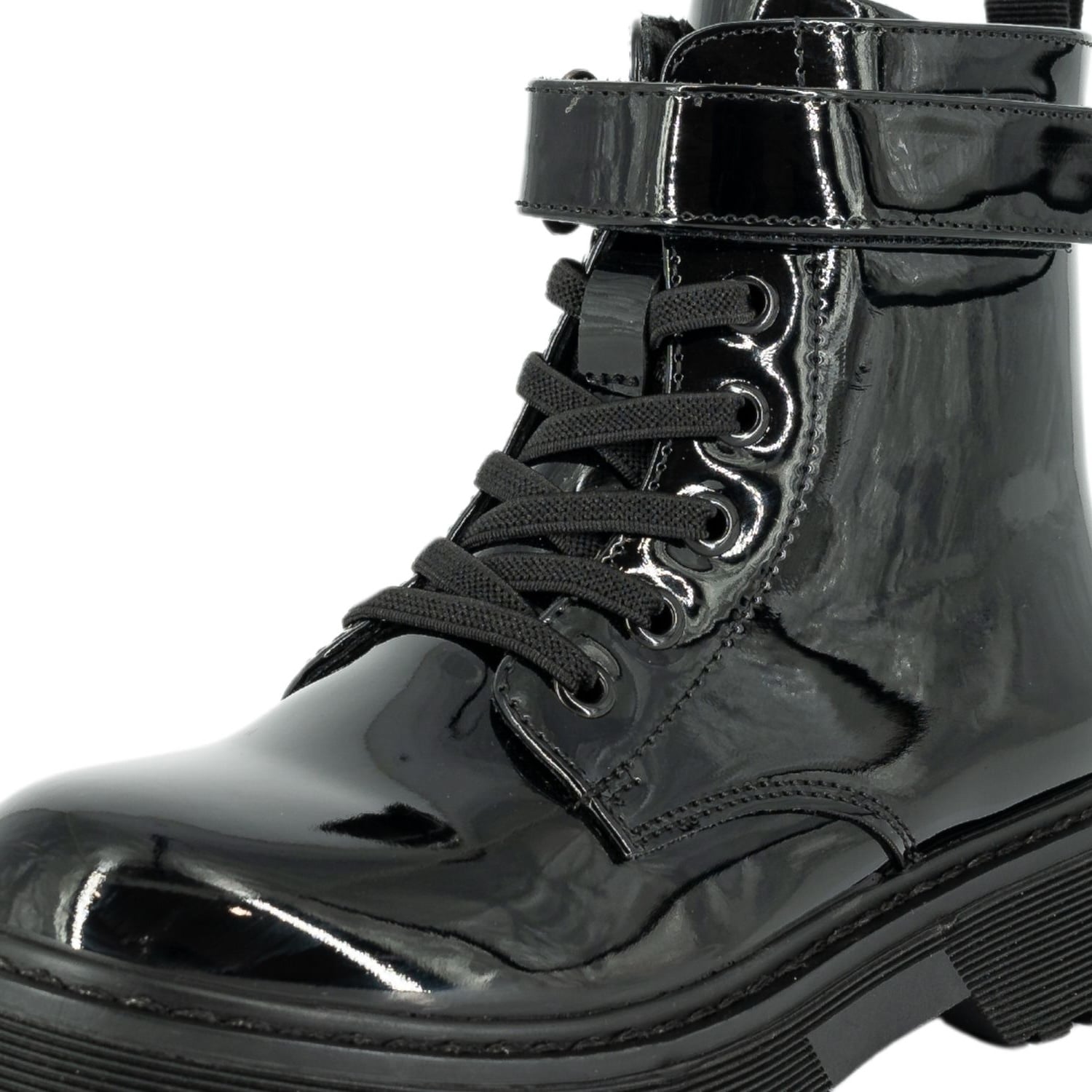 BOTIN DANICA NEGRO CHAROL BAMBOO - 4