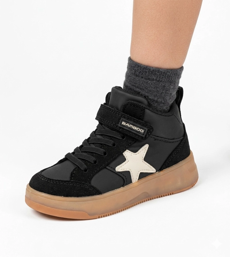 ZAPATILLA ROMA NEGRO BAMBOO - 5