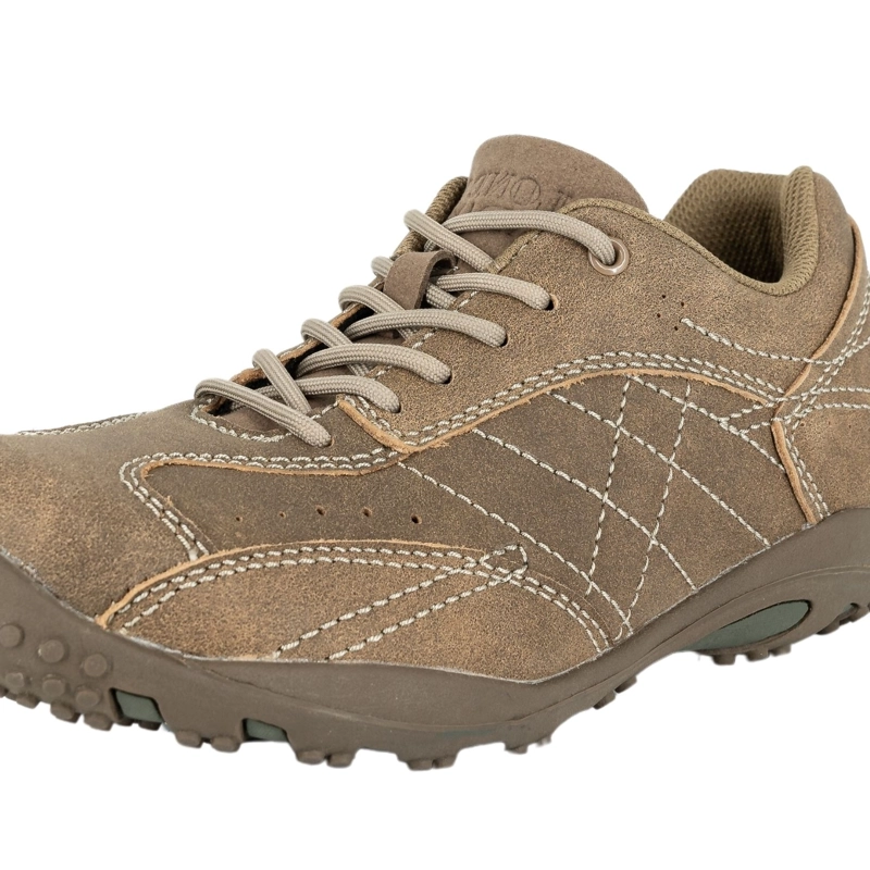 ZAPATO DE CUERO OLIVO TOSTADO LONDON ADIXT - 4