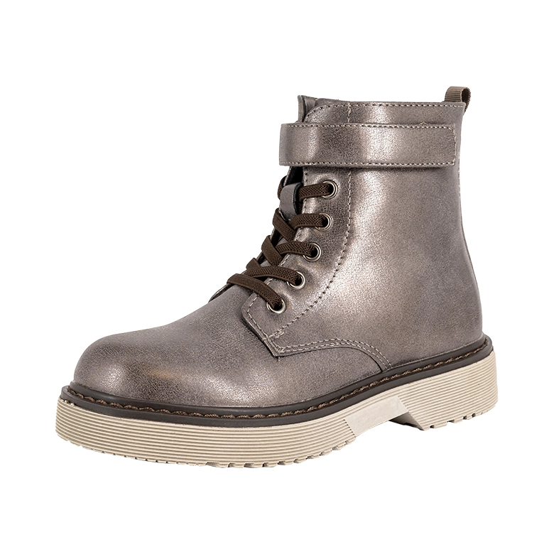 BOTIN DANICA PLATEADO BAMBOO - 1