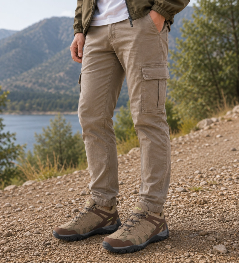 ZAPATILLA OUTDOOR DRAGO KHAKI UNS - 5