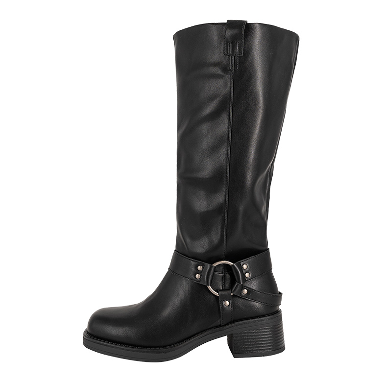 BOTA BIKER LARGA JESSA NEGRO ALQUIMIA - 2