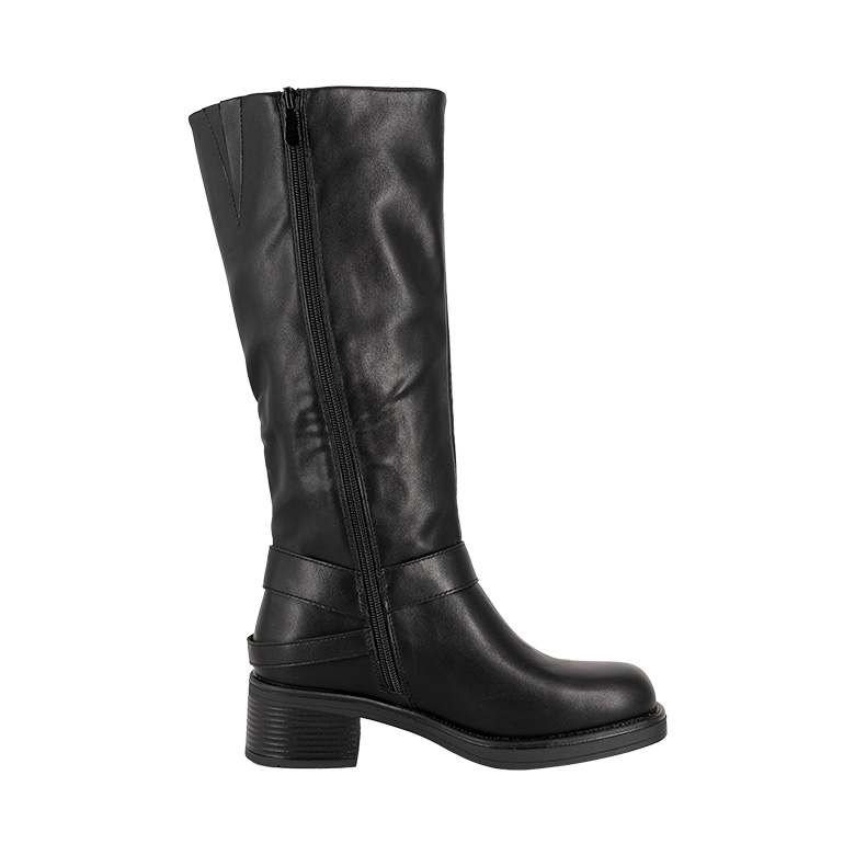 BOTA BIKER LARGA JESSA NEGRO ALQUIMIA - 4