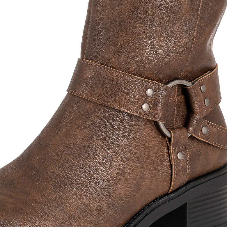 BOTA BIKER LARGA JESSA CAFE ALQUIMIA - 5