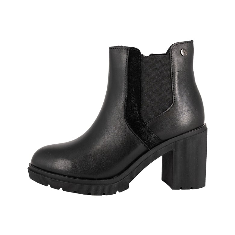 BOTIN DE CUERO ZANRA NEGRO ALQUIMIA - 2