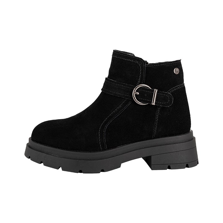 BOTIN DE CUERO ROSIE FULL NEGRO ALQUIMIA - 2