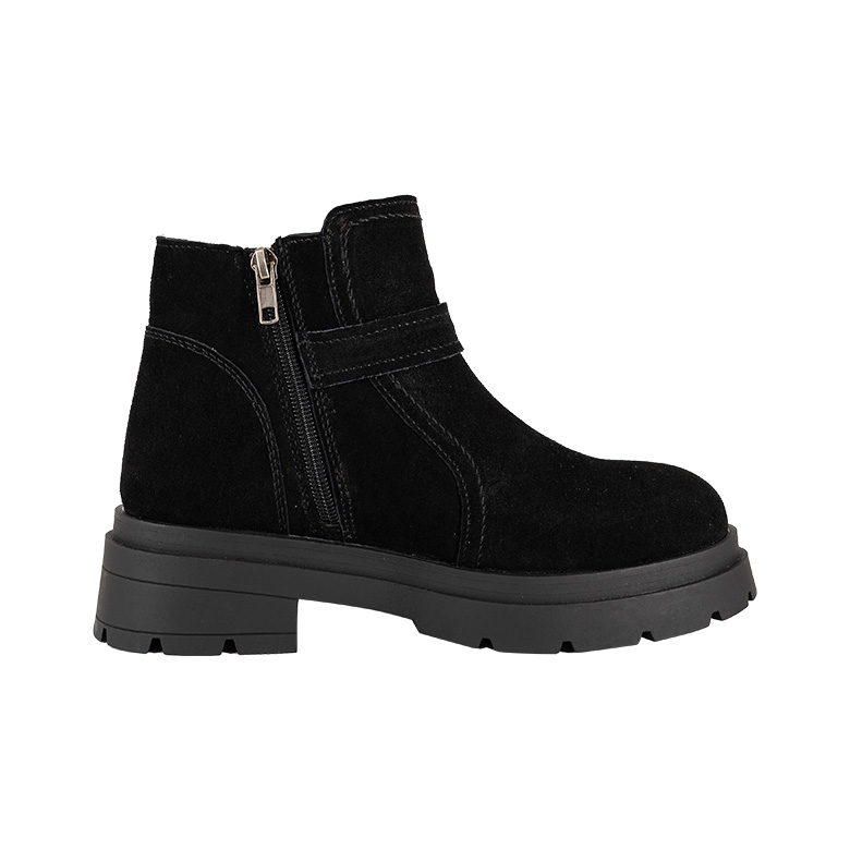 BOTIN DE CUERO ROSIE FULL NEGRO ALQUIMIA - 4