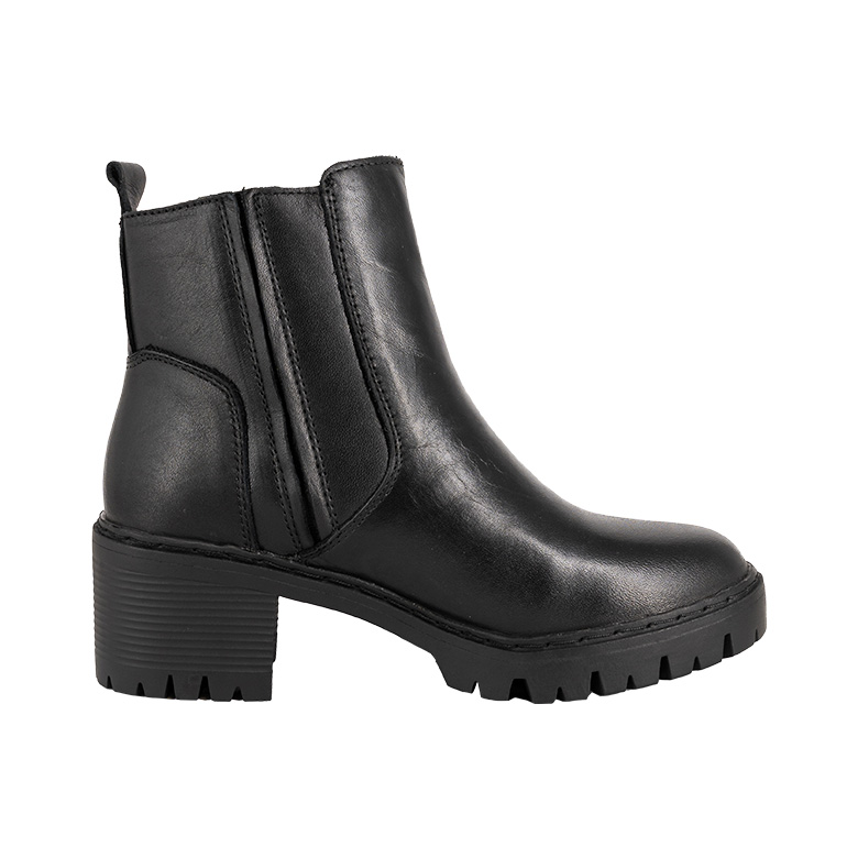 BOTIN DE CUERO GABY NEGRO ALQUIMIA - 4