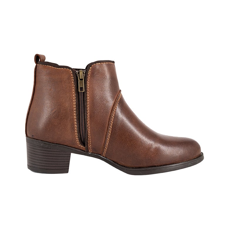BOTIN DE CUERO LADY CAFE ALQUIMIA - 4