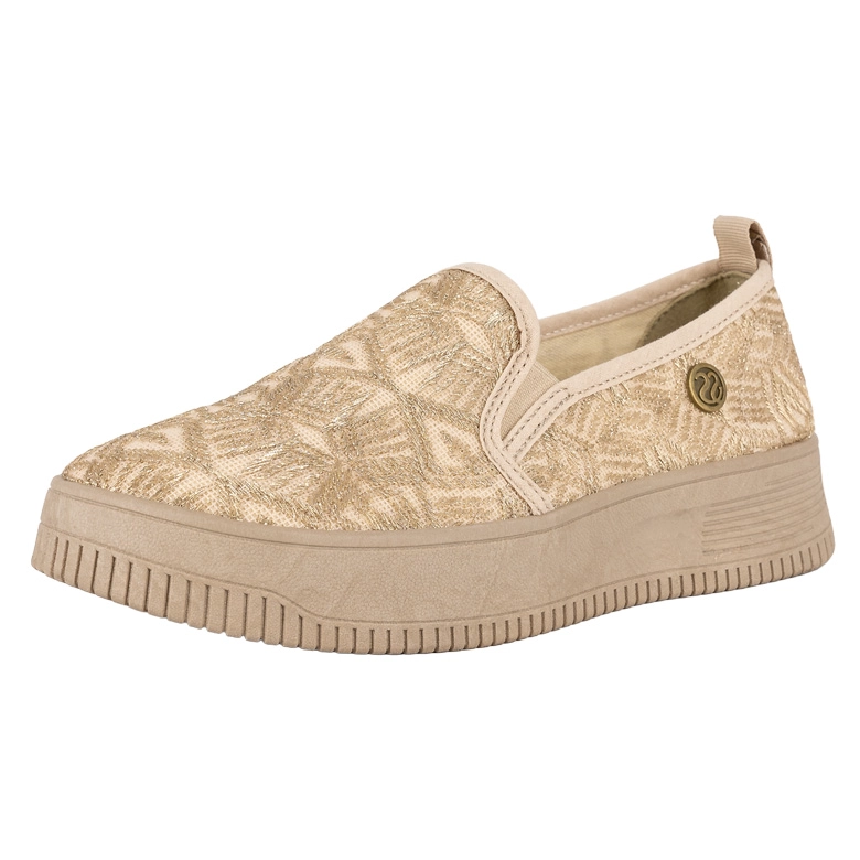 ZAPATILLA VELIN BEIGE PASSER - 1