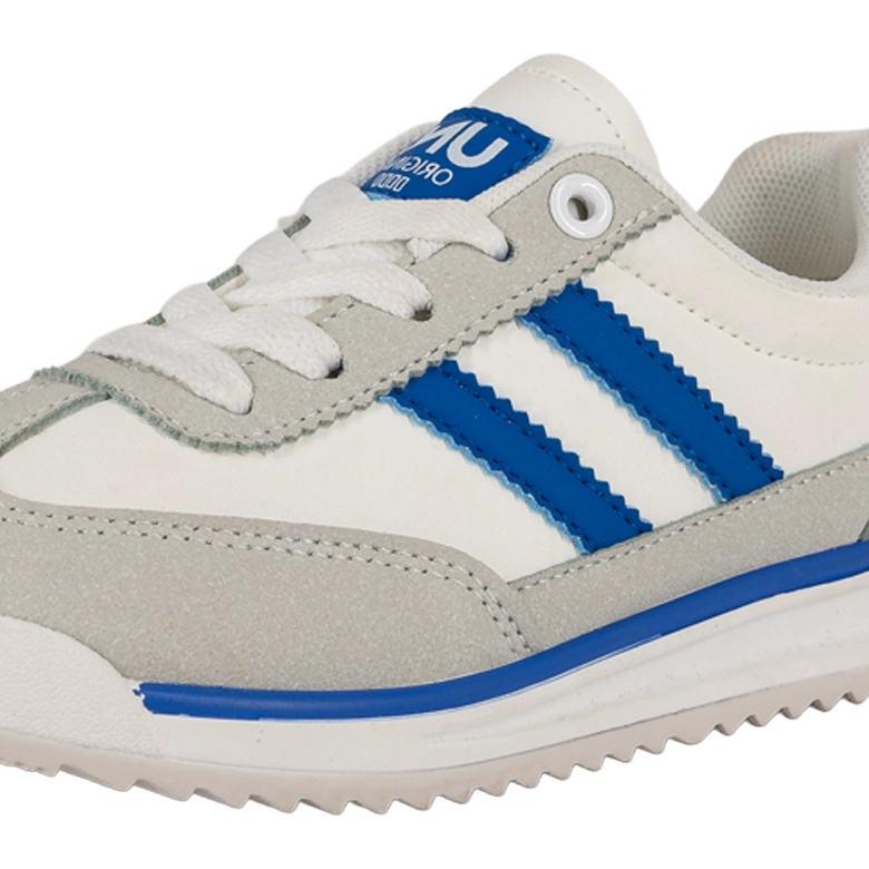 ZAPATILLA INBA GRIS/AZUL UNS - 4