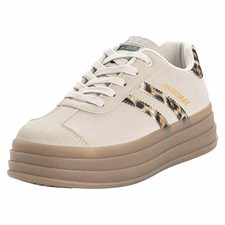 ZAPATILLA LESSER BEIGE PRINT ALQUIMIA - 1