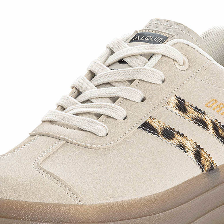 ZAPATILLA LESSER BEIGE PRINT ALQUIMIA - 4