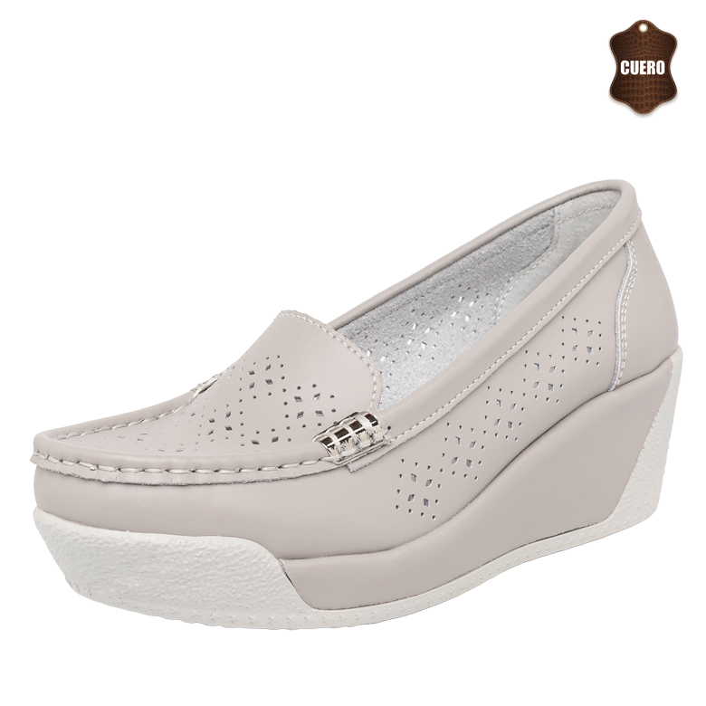 MOCASIN JIPE GRIS ALQUIMIA - 1