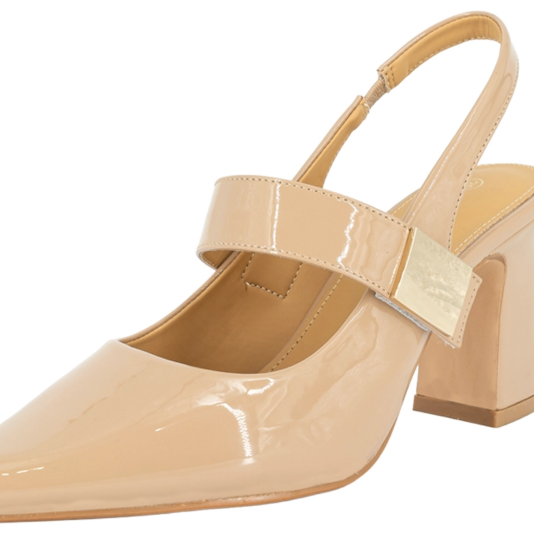 ZAPATO GLAM BEIGE CHAROL ALQUIMIA - 4