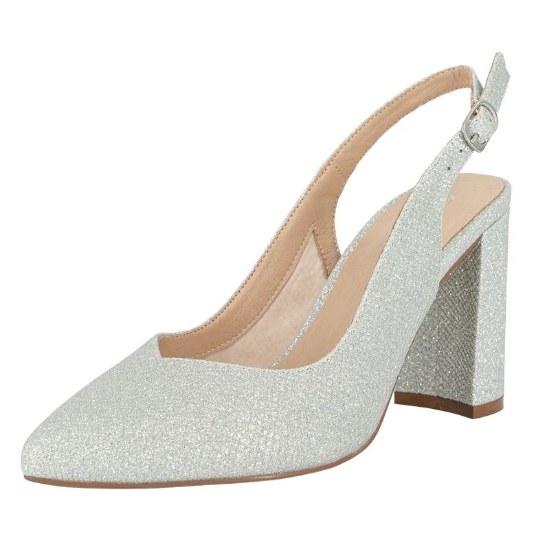 ZAPATO SHINE PLATEADO ALQUIMIA - 1