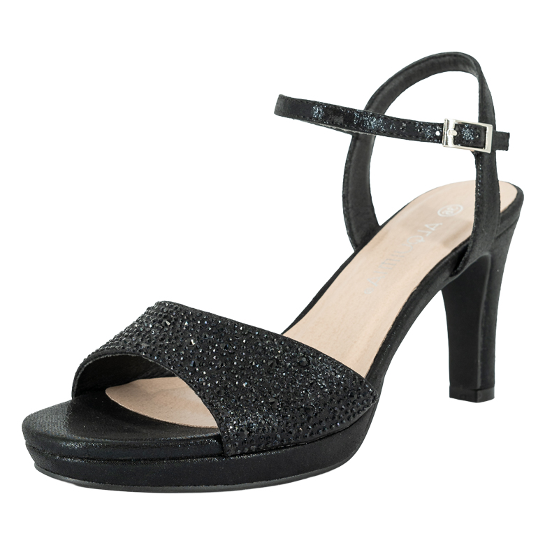 SANDALIA DE VESTIR ARIS NEGRO ALQUIMIA - 1