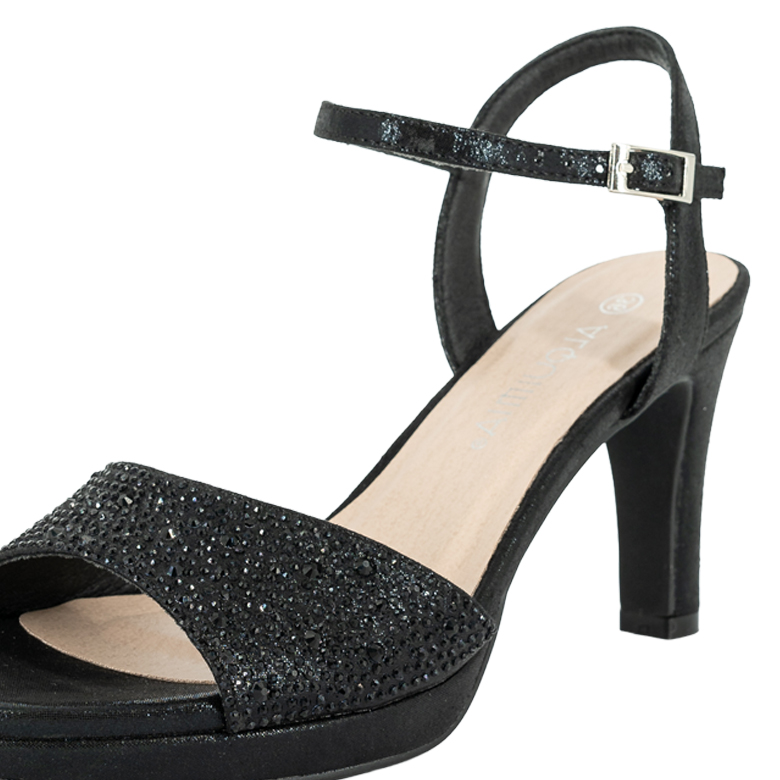 SANDALIA DE VESTIR ARIS NEGRO ALQUIMIA - 4