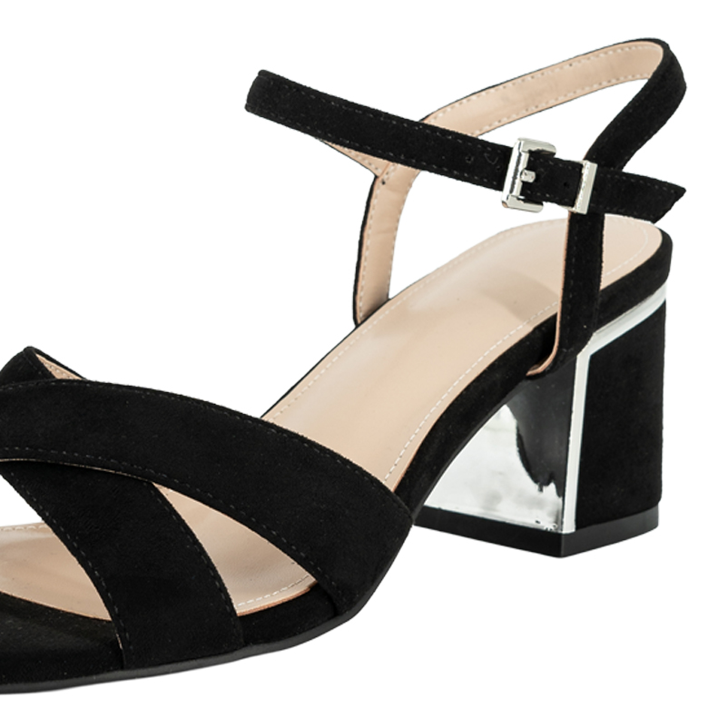 SANDALIA DE VESTIR SHIRO NEGRO ALQUIMIA - 4