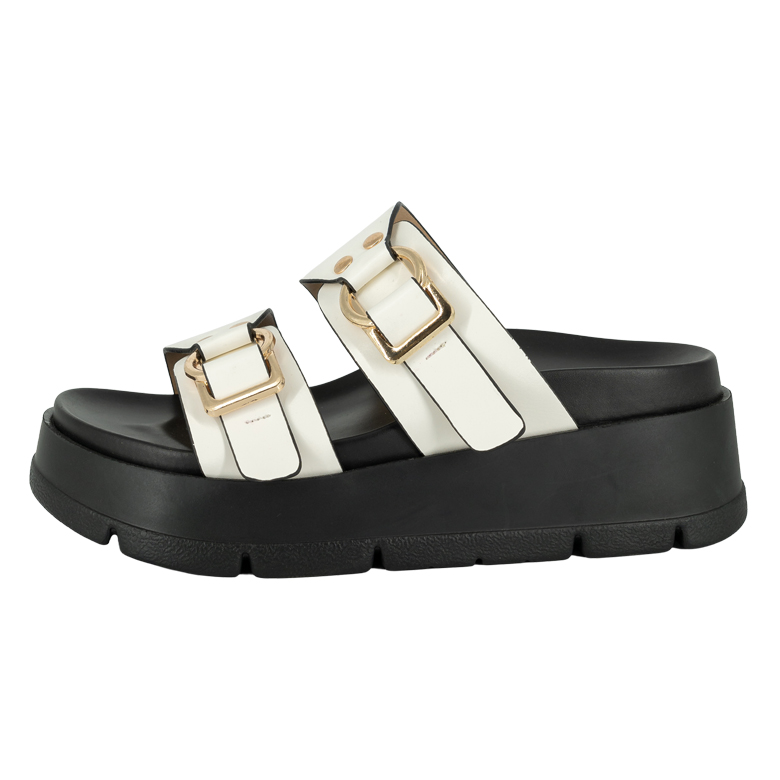 SANDALIA PLATAFORMA KAMS BLANCO ALQUIMIA - 2