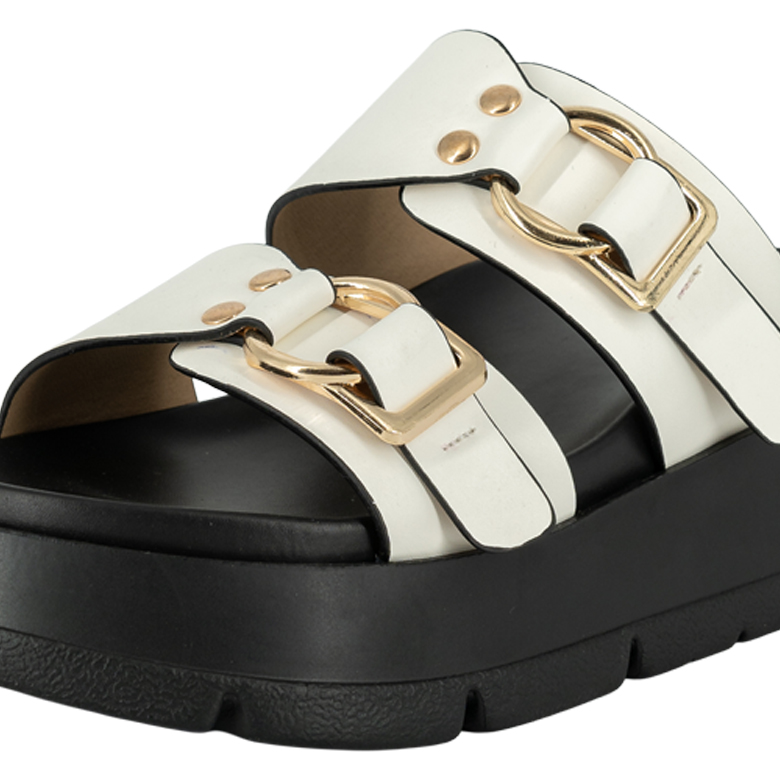 SANDALIA PLATAFORMA KAMS BLANCO ALQUIMIA - 4