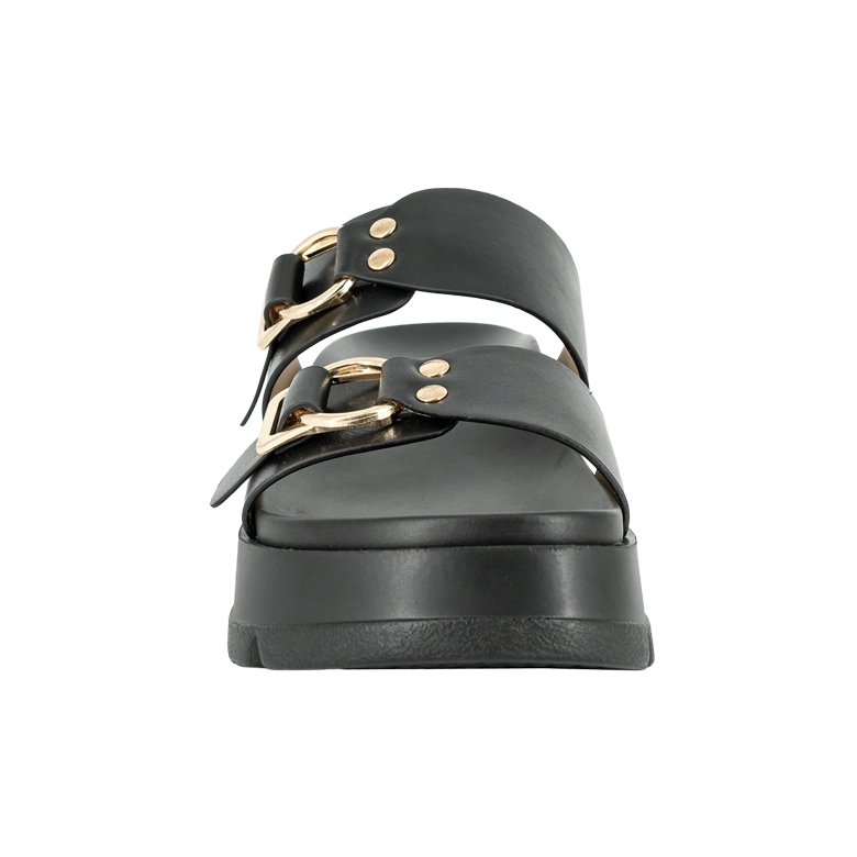 SANDALIA PLATAFORMA KAMS NEGRO ALQUIMIA - 3