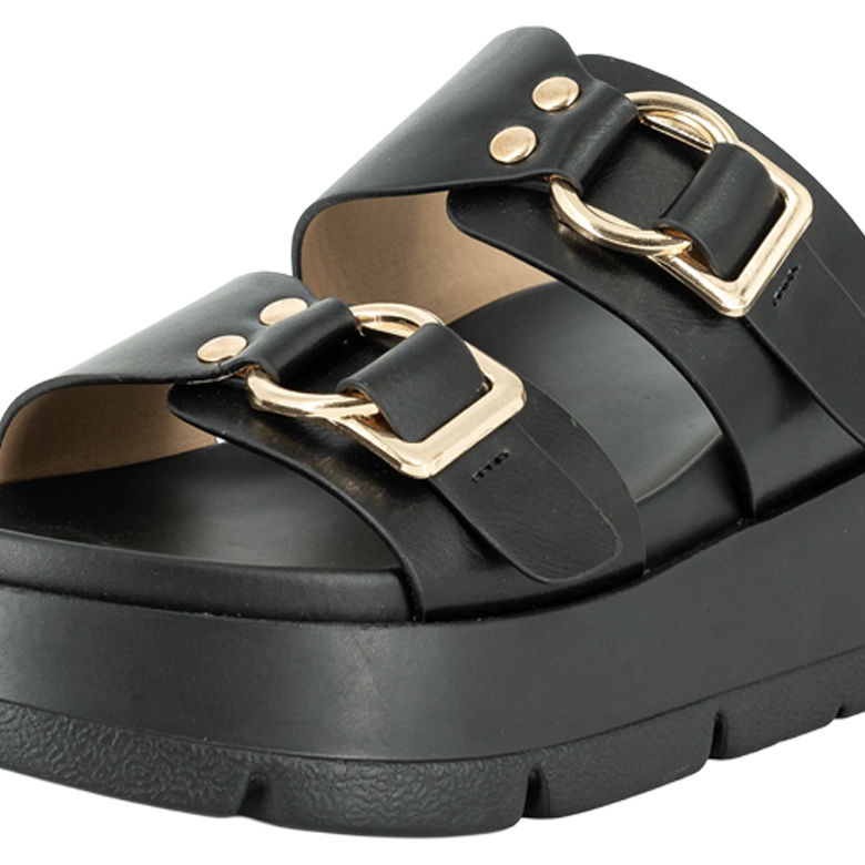 SANDALIA PLATAFORMA KAMS NEGRO ALQUIMIA - 4