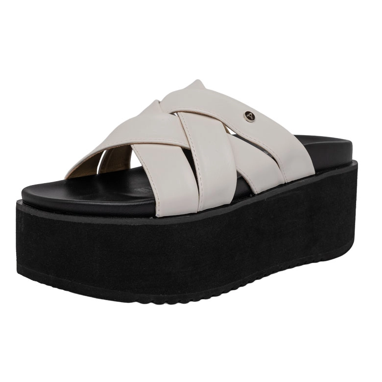 SANDALIA PLATAFORMA KAIRA BLANCO ALQUIMIA - 1