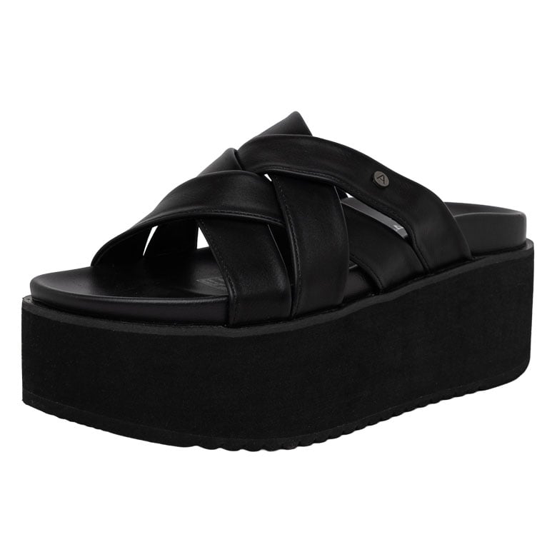 SANDALIA PLATAFORMA KAIRA NEGRO ALQUIMIA - 1
