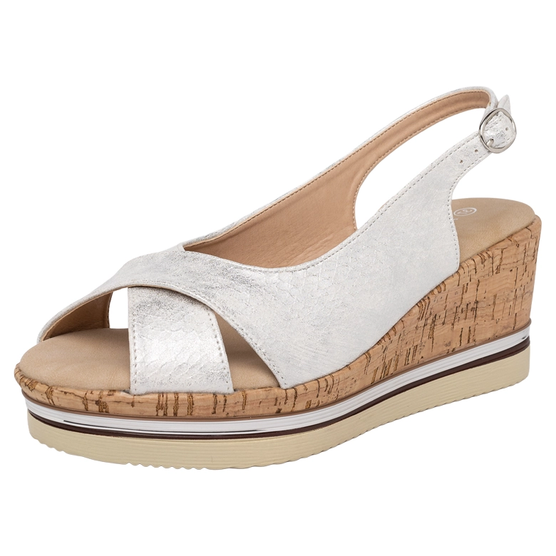 SANDALIA JERID PLATEADO ALQUIMIA - 1