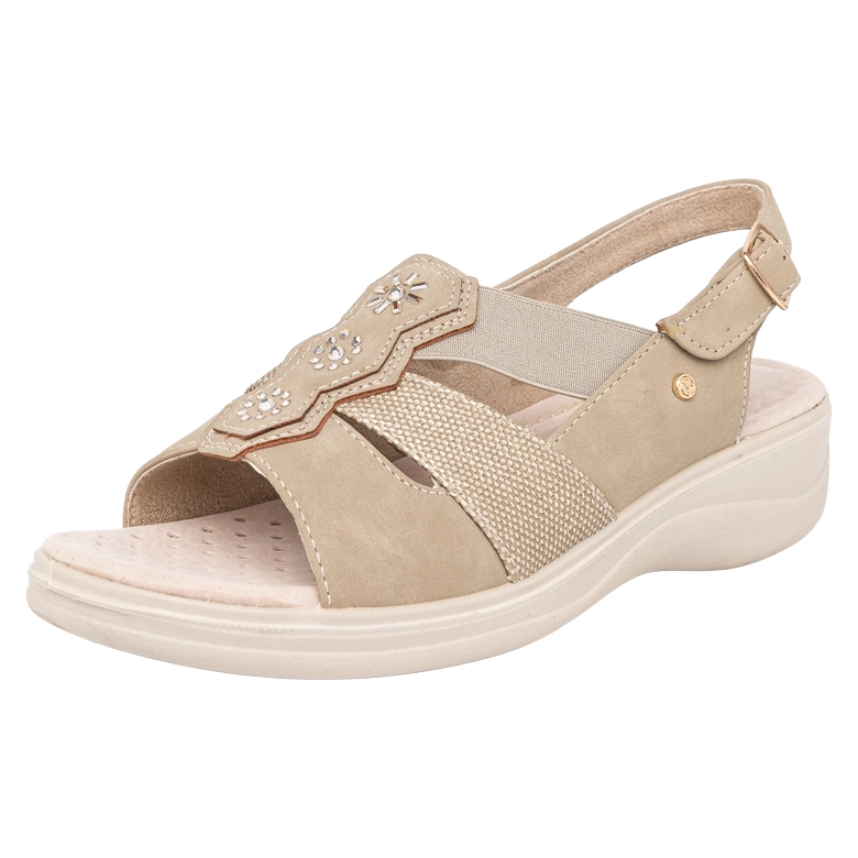 SANDALIA EMER BEIGE PASSER - 1