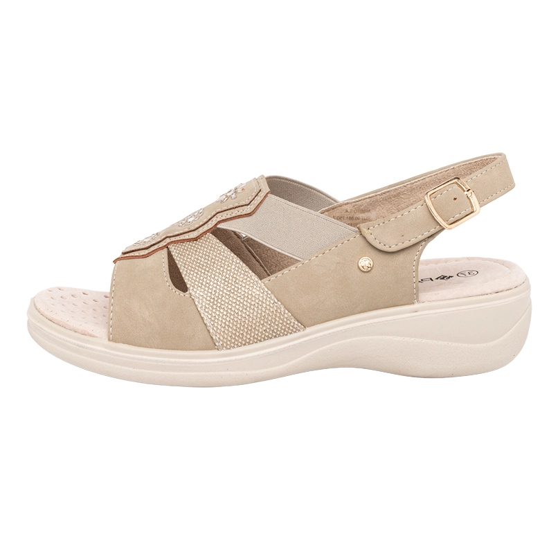 SANDALIA EMER BEIGE PASSER - 2
