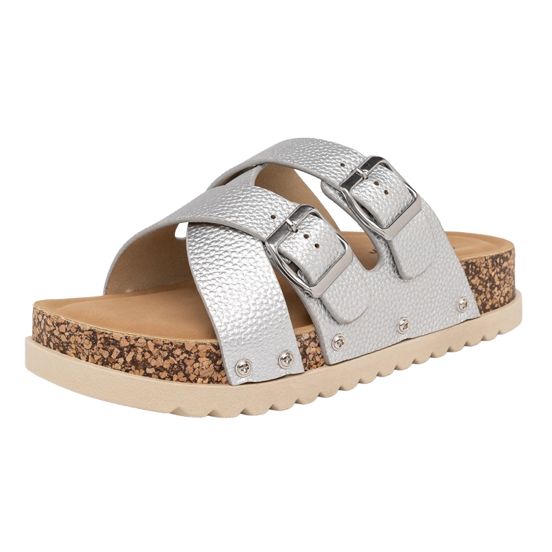 SANDALIA TILUH PLATEADO ALQUIMIA - 1