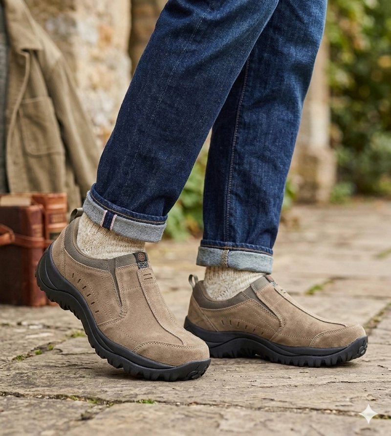 ZAPATO DE CUERO CEDRO KHAKI LONDON ADIXT - 5