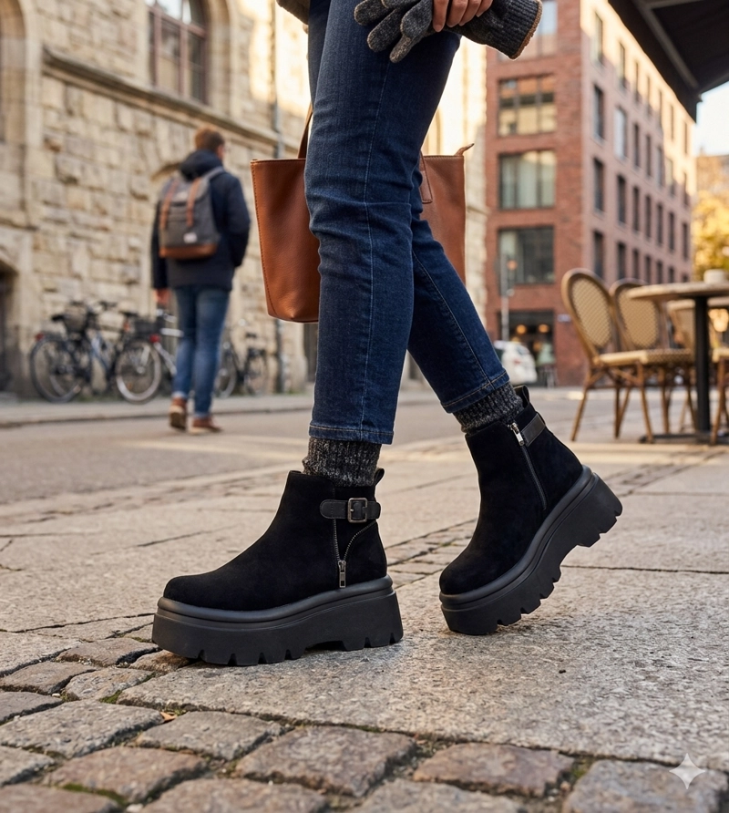 BOTIN PLATAFORMA TOLS FULL NEGRO ALQUIMIA - 6