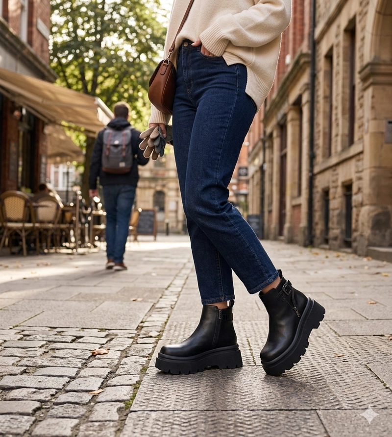 BOTIN PLATAFORMA TOLS NEGRO ALQUIMIA - 8