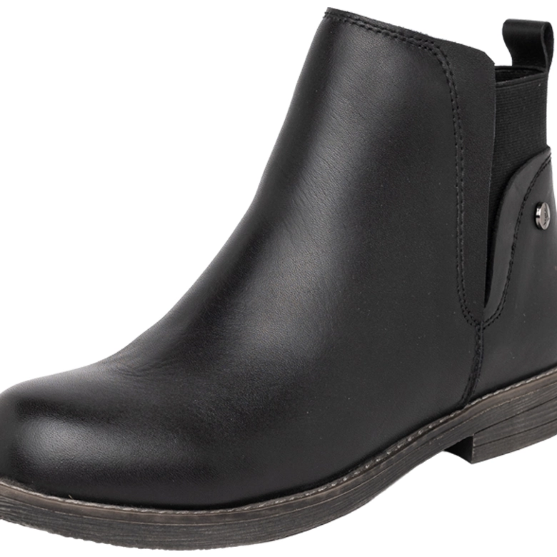 BOTIN DE CUERO DORET NEGRO ALQUIMIA - 5