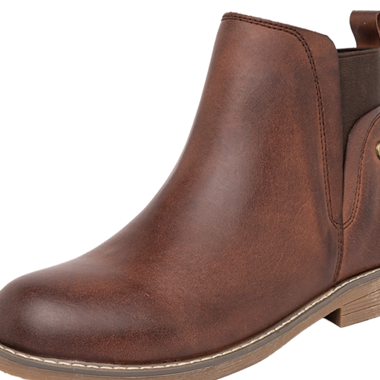 BOTIN DE CUERO DORET CAFE  ALQUIMIA - 5