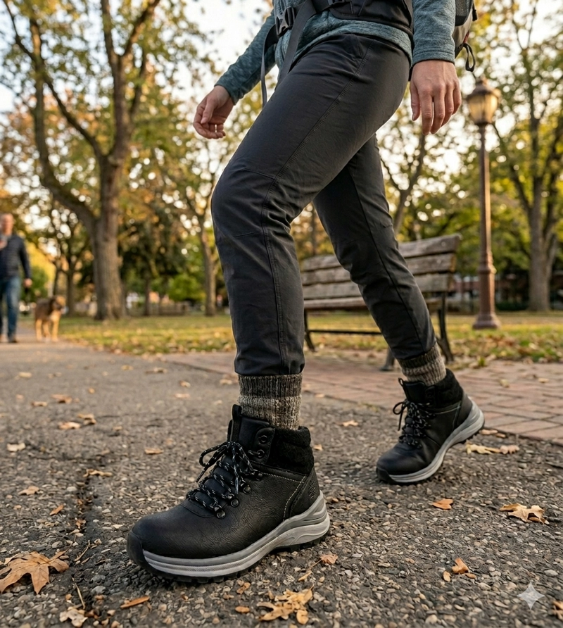 BOTIN CON POLAR MANTES NEGRO ALQUIMIA - 6