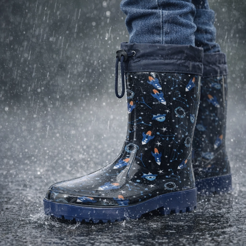 BOTA DE AGUA CON POLAR CALET AZUL BAMBOO - 6