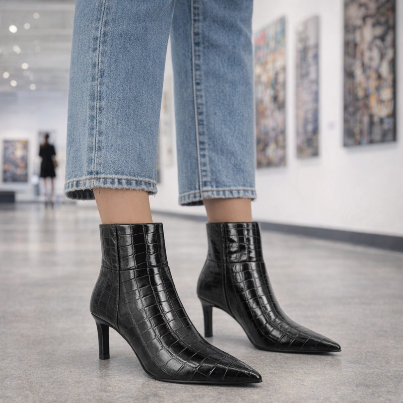 BOTIN XIME NEGRO SNAKE ALQUIMIA - 6