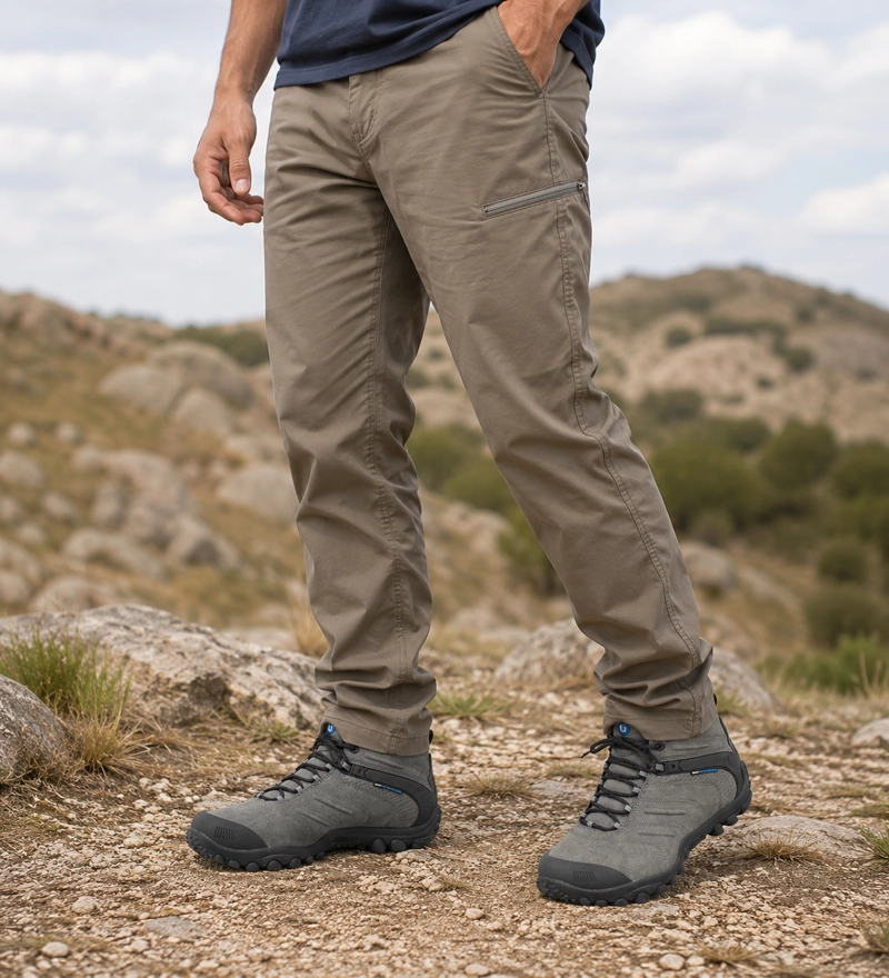 BOTIN OUTDOOR RAGA GRIS UNS - 5