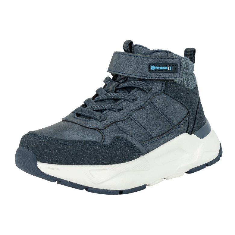 BOTIN CON POLAR BATLIA AZUL BAMBOO - 1