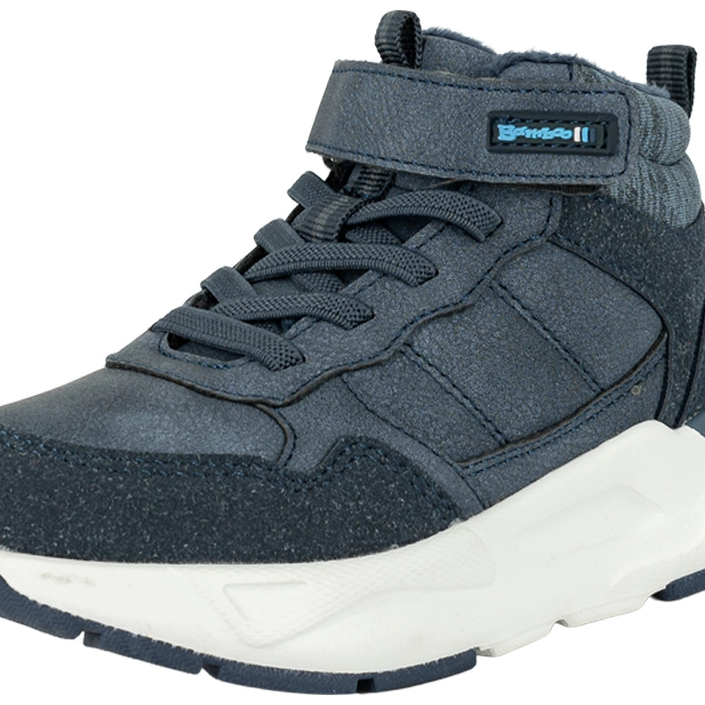 BOTIN CON POLAR BATLIA AZUL BAMBOO - 4