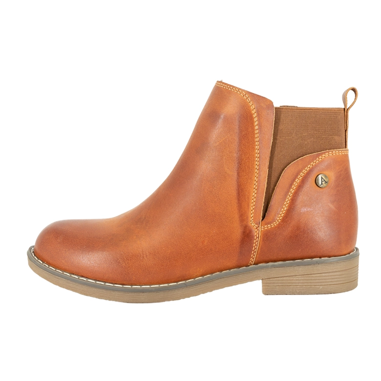 BOTIN DE CUERO DORET CARAMELO ALQUIMIA - 2