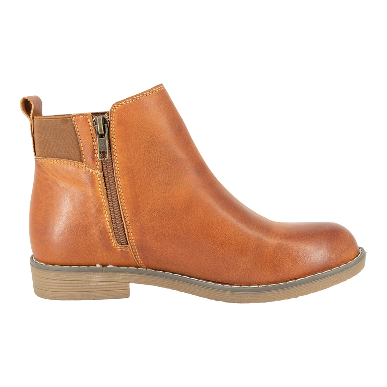 BOTIN DE CUERO DORET CARAMELO ALQUIMIA - 3