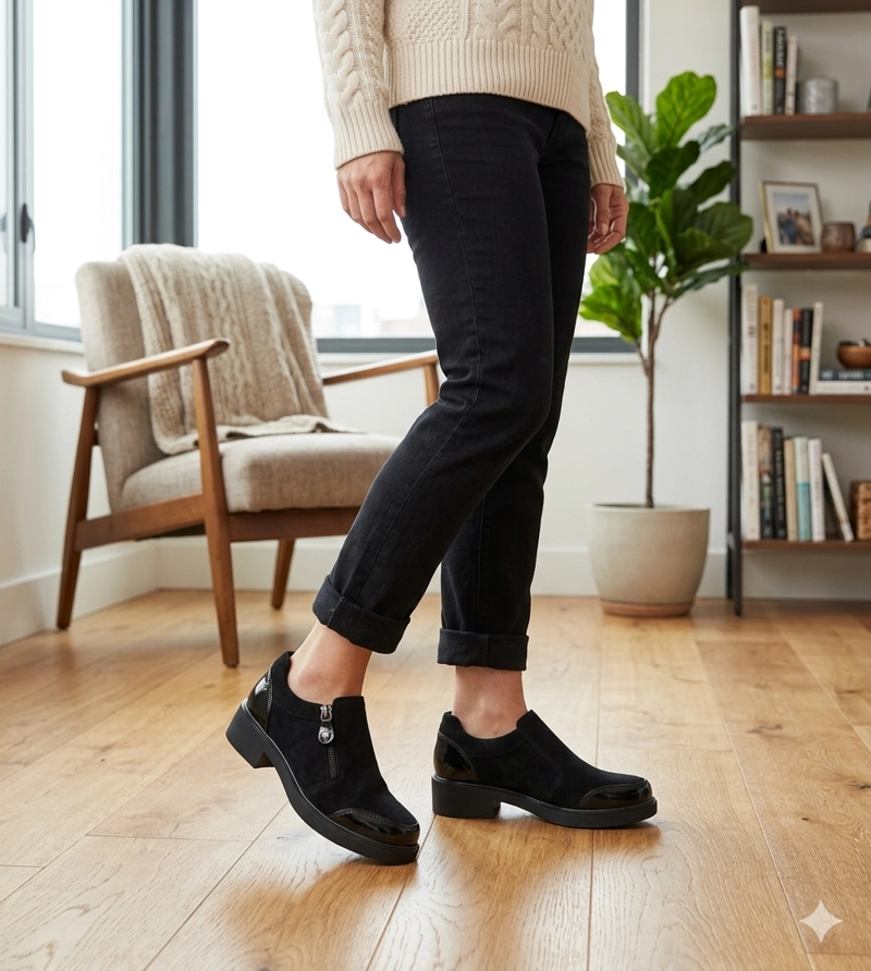 MOCASIN TRAVA NEGRO ALQUIMIA - 5