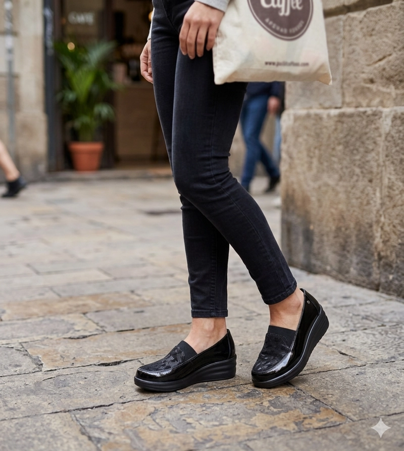 MOCASIN ADOBE NEGRO PASSER - 6